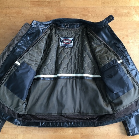 Leather Motorcycle Jacket - Picture 6 of 7